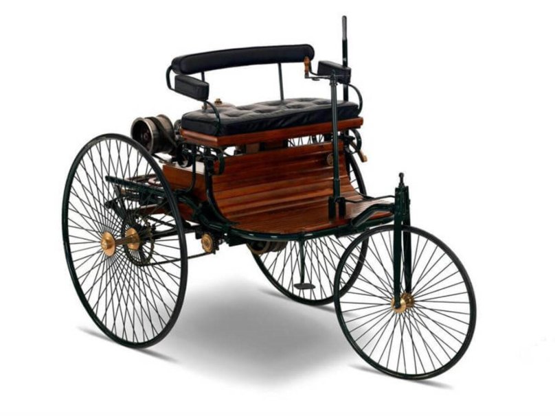 Первый автомобиль в мире Карл Бенц 1886г