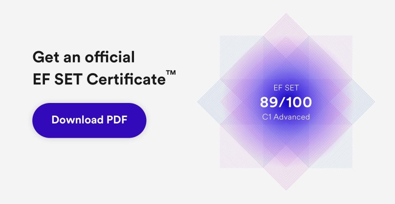 Сертификат EF Set
