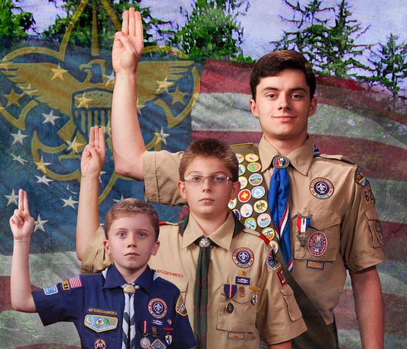 Приветствие скаутов