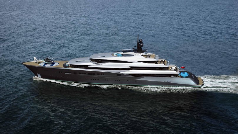 Концепт мегаяхты Океанко