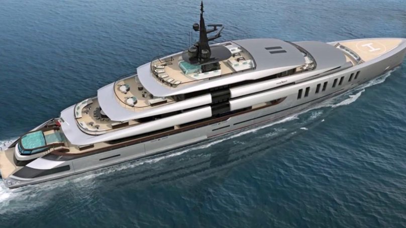 Концепт мегаяхты Океанко