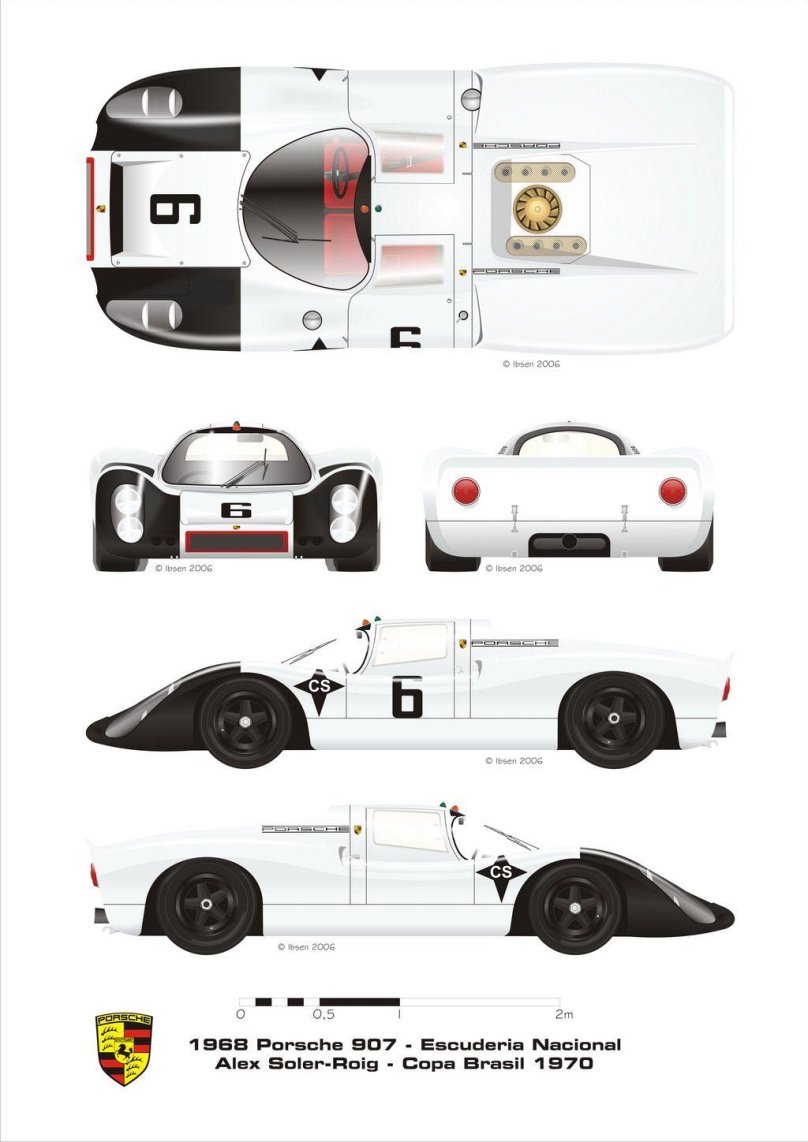 Porsche 907 le man