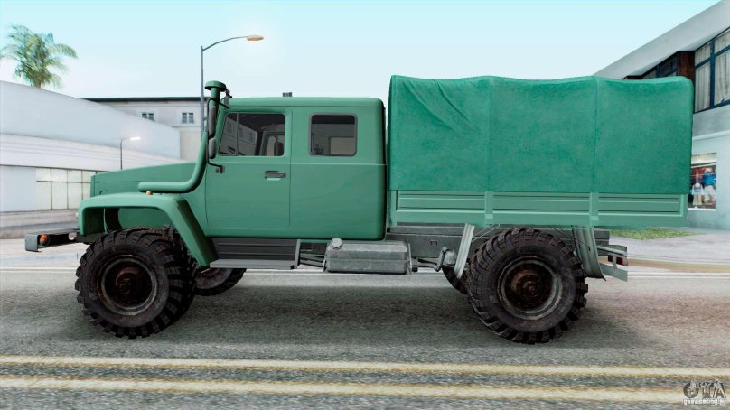 ГАЗ 3308 двухрядная кабина