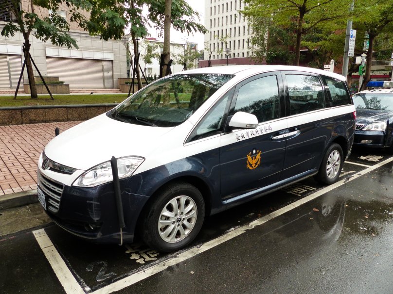 Полиция Тайваня машины