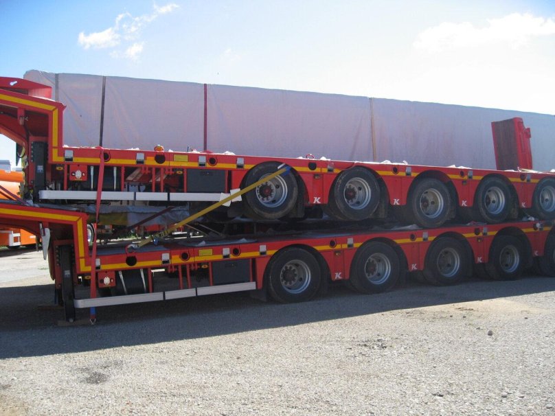 Раздвижной низкорамный трал Kässbohrer lb6e