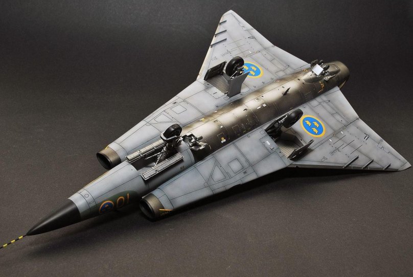 J35 Draken модель