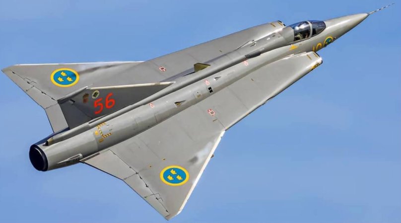 Шведские истребители Saab Draken