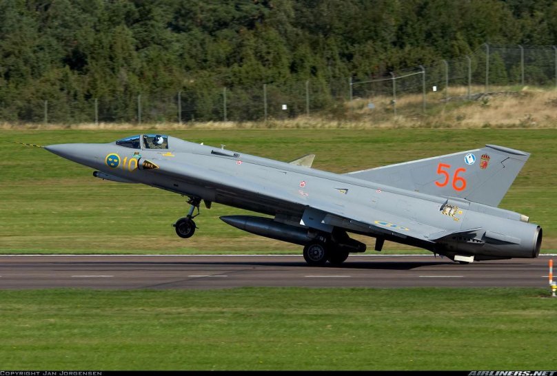 Шведский истребитель j35a