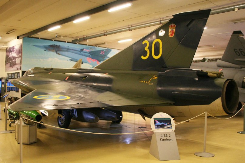 Saab 35 Draken кабина