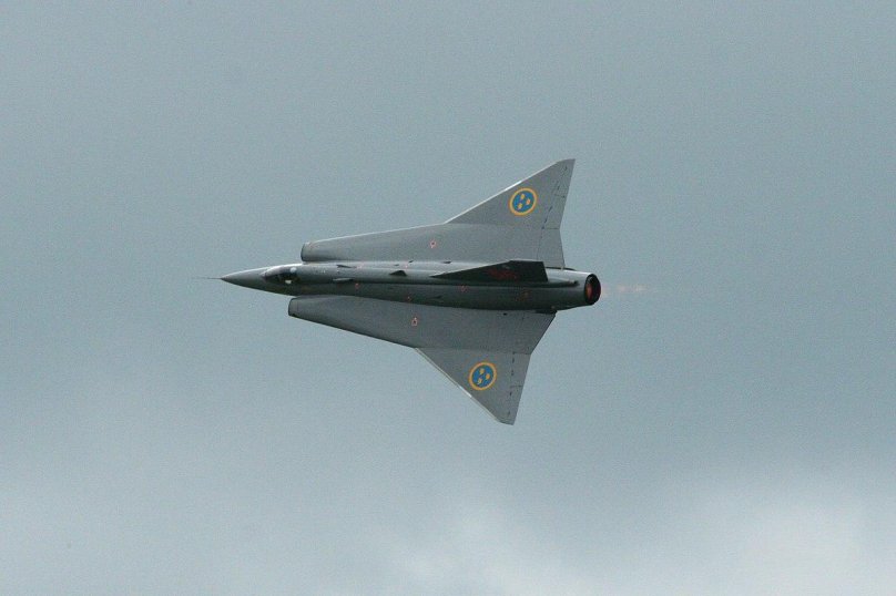 Шведские истребители Saab Draken