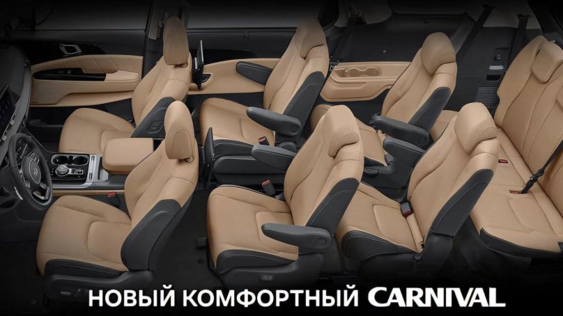 Kia Carnival 2021 салон