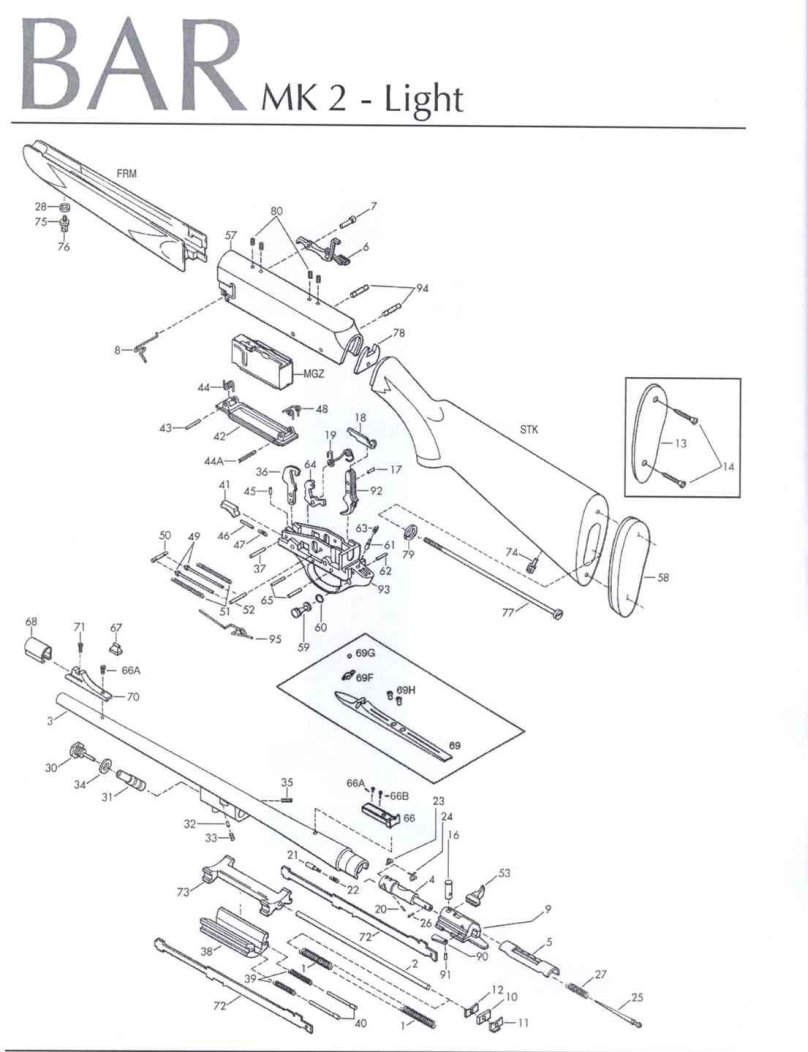 Взрыв схема Browning Bar 2