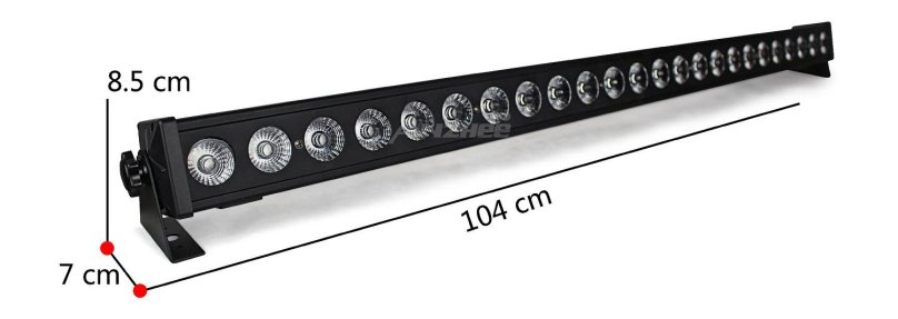 PROCBET Bar led 24-4 RGBW