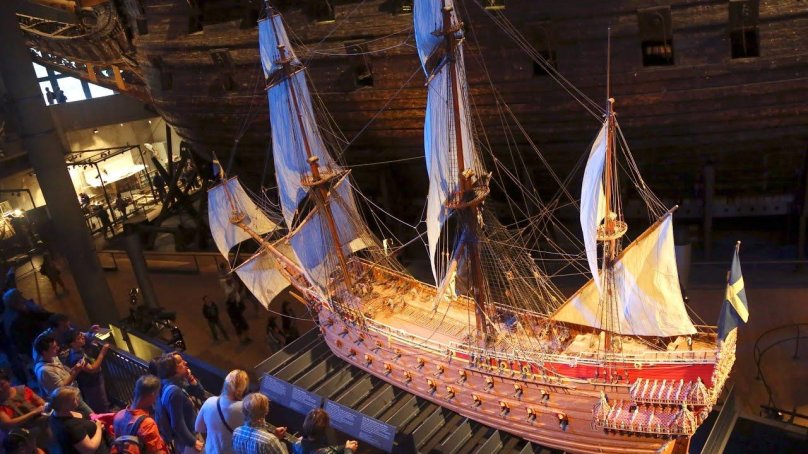 Швеция Стокгольм музей корабля Васа