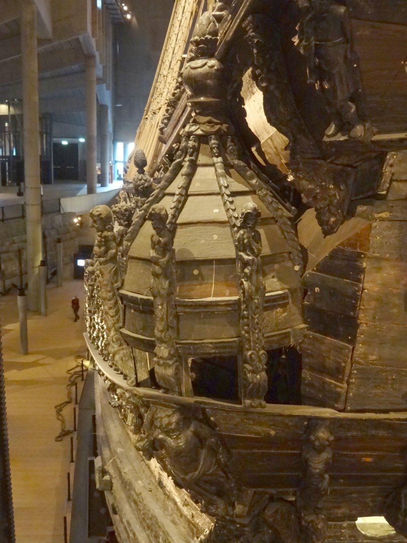 Корабль Васа под водой