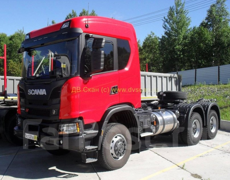 Scania g500 6x4 тягач