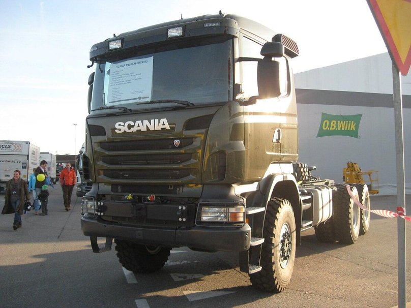 Скания g480 6х6 седельный тягач