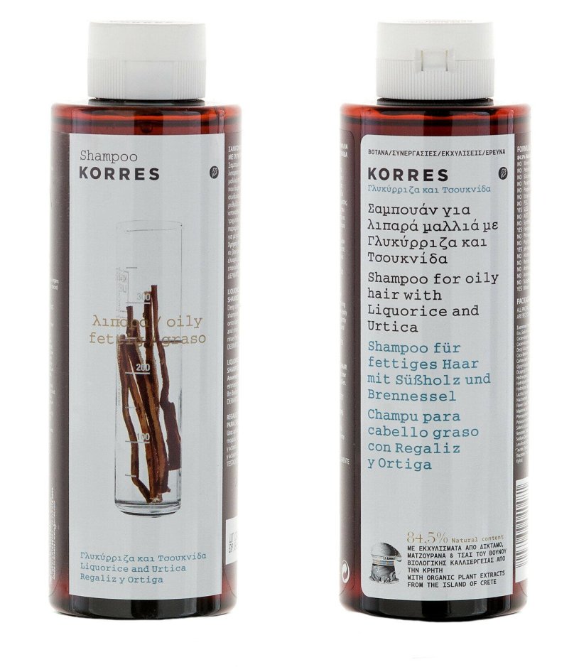 Korres шампунь мужской