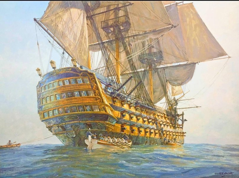 HMS Victory 1765 парусные линейные корабли Великобритании