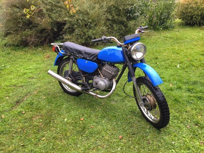 Минск мотоцикл 125 синий