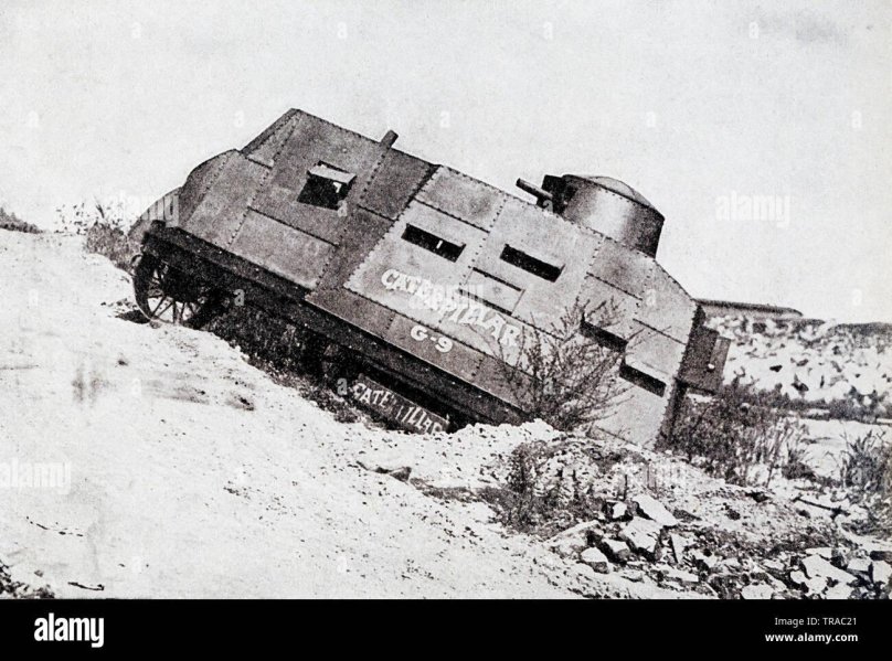 Holt g9 Caterpillar Tank, 1916, САСШ