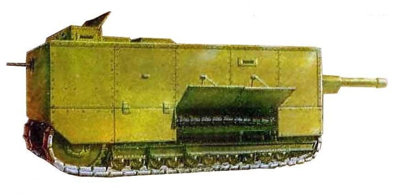 Танк Рыбинского завода 1915