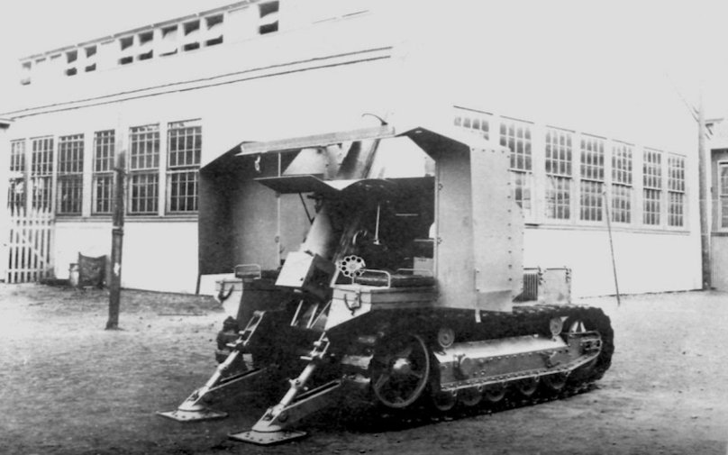 75/105-Мм САУ Holt Mark vi.