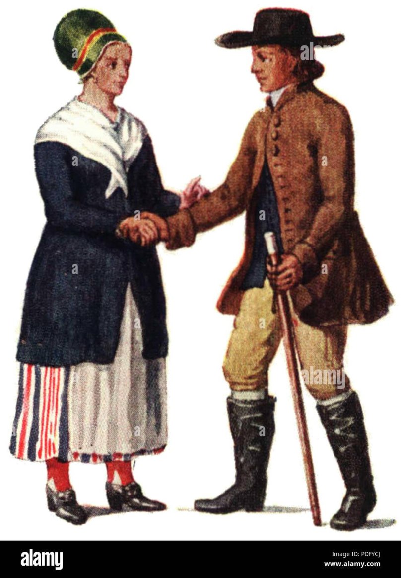 Шведский национальный костюм мужской