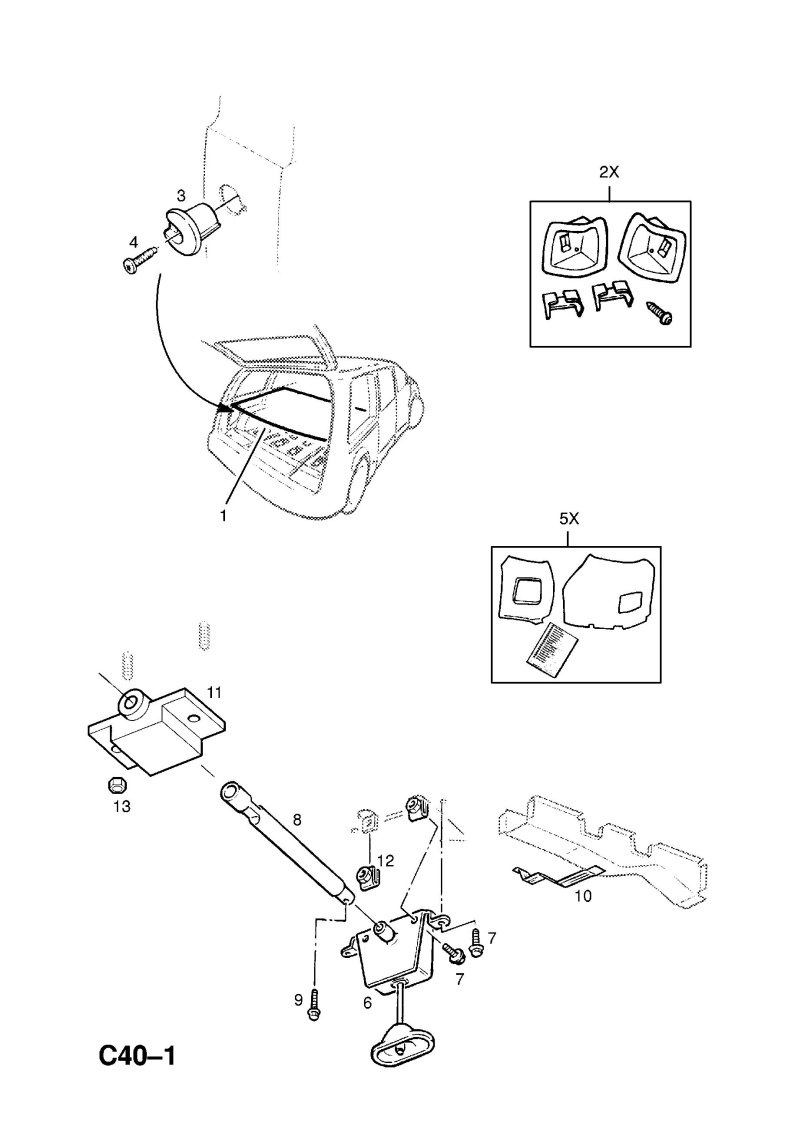 Opel Sintra запаска
