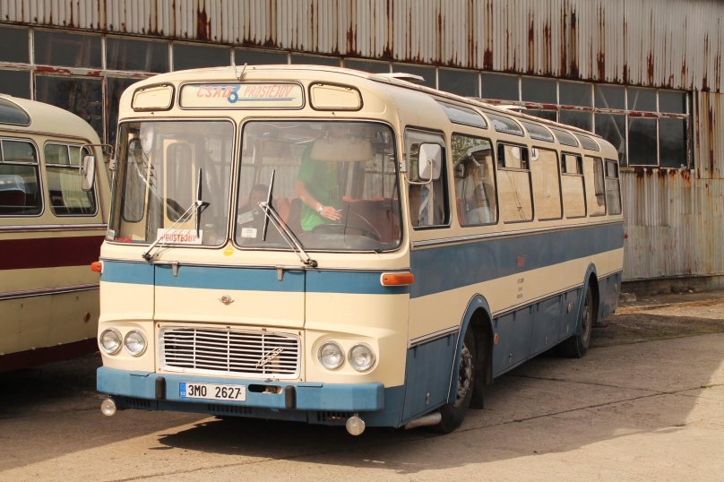 Автобус Кароса гармошка 70 годов