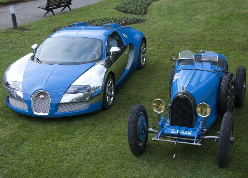 Бугатти 1 машина