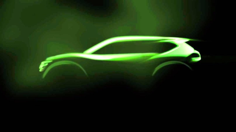 Й силуэт машины зеленого цвета на белом