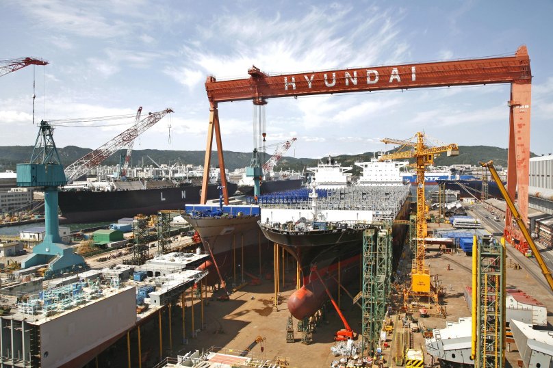 Верфи Hyundai Heavy industries