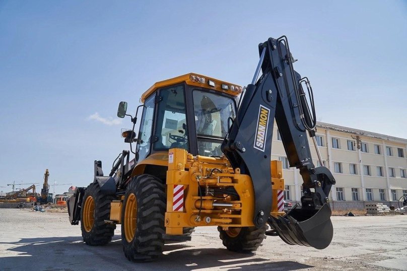 Экскаватор-погрузчик shanmon