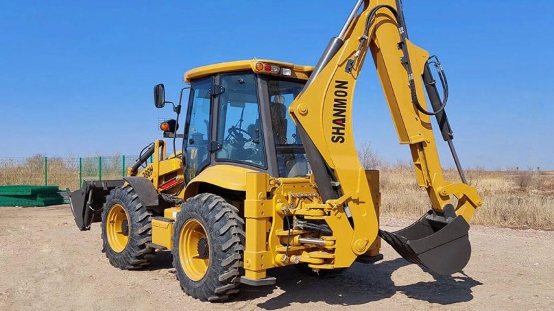 Экскаватор-погрузчик shanmon 388