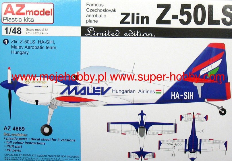 Zlin z-50l чертежи