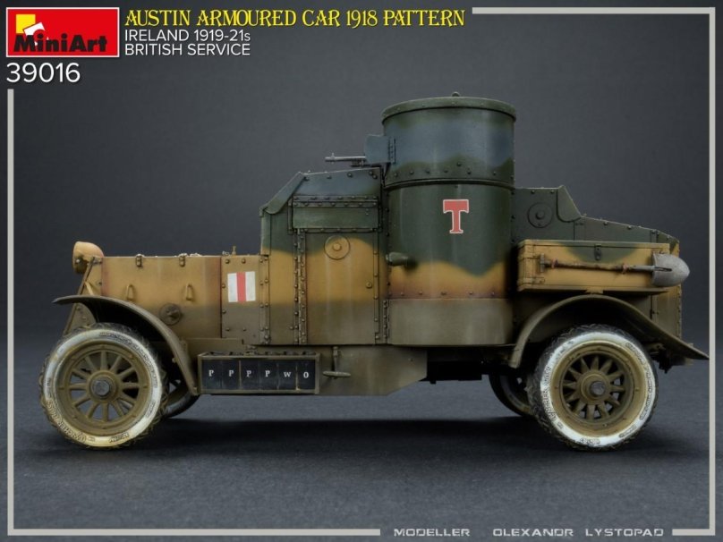 39016 Техника и вооружение Austin 1918 pattern. Ireland 1919-21. British service. Interior (1:35)