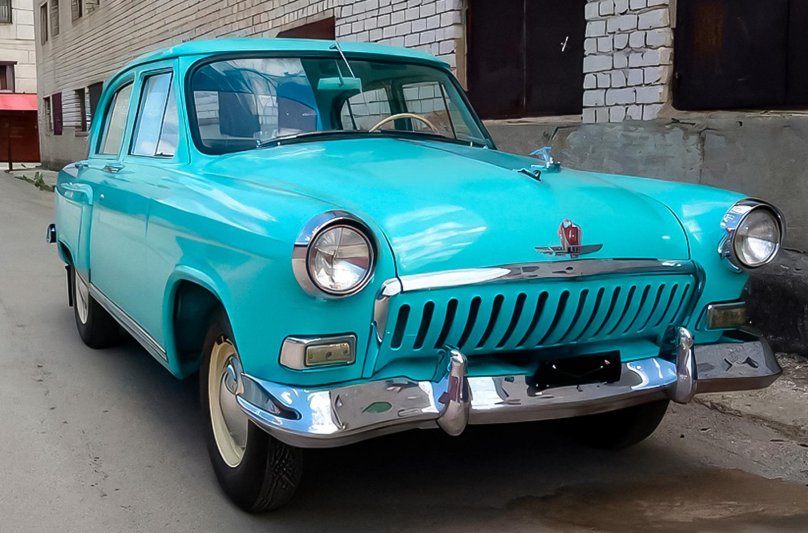 ГАЗ 21 голубая