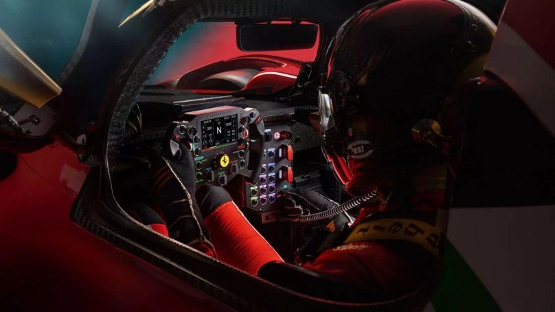 Ferrari 499p Cockpit