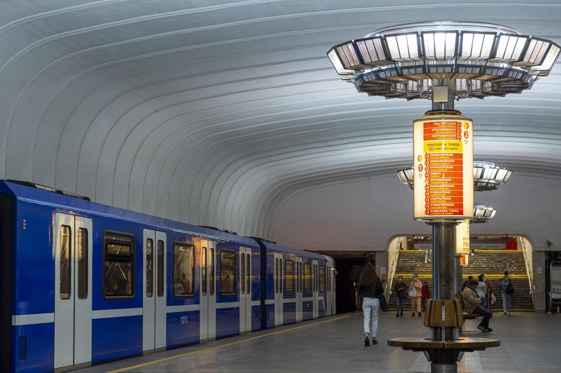 Минск метро вагон