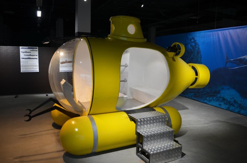 Батискаф Титан изнутри