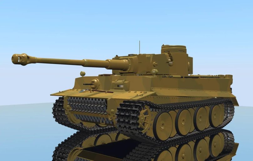 Тигр 131 для 3д