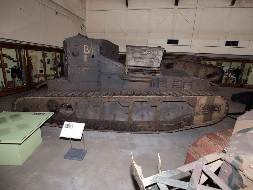 Танк MK A Whippet красной армии