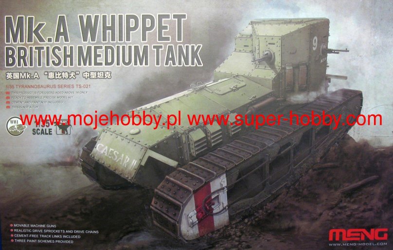 TS-021 British Medium Tank MK.A Whippet