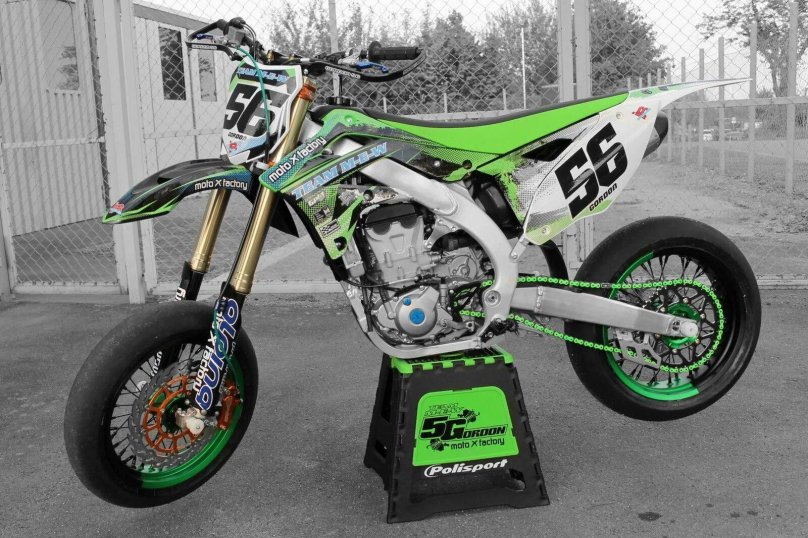 Kawasaki kx450 мотард