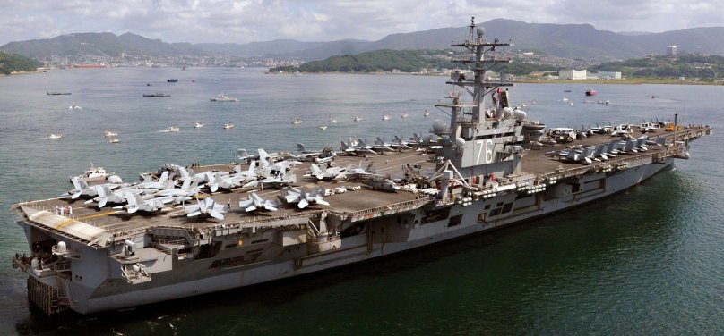 Авианосец Нимиц внутри