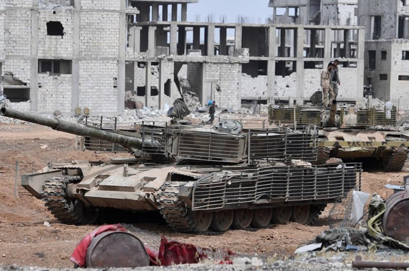 Танк т-72 в Сирии