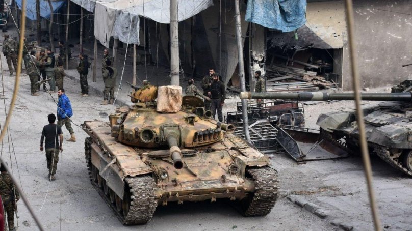 Т-72б3 в Сирии