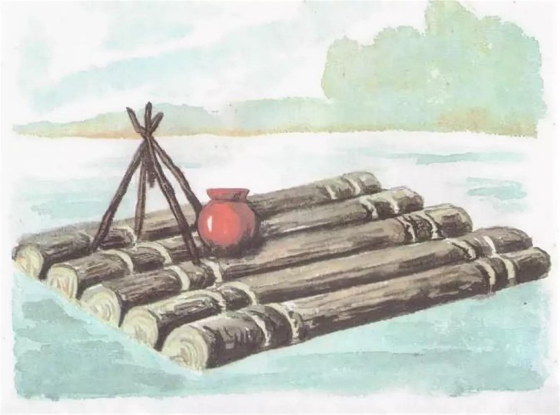 Бревенчатый плот