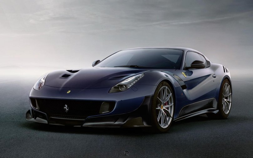 Ferrari f12 TDF Blue